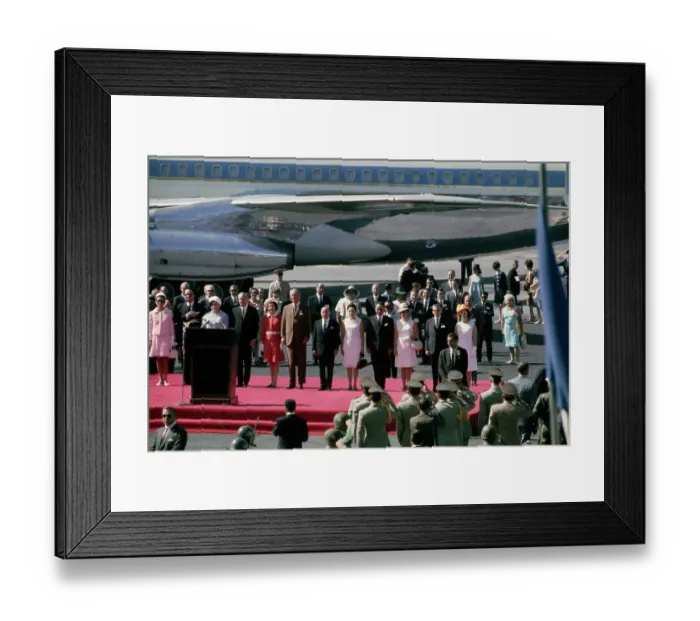 Framed Print : President Johnson In El Salvador Framed Print : President Johnson In El Salvador
