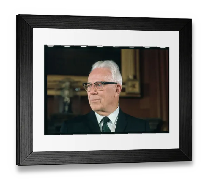 Framed Print : Portrait of Earl Warren Framed Print : Portrait of Earl Warren