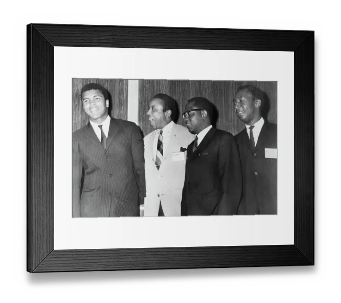 Framed Print : Muhammad Ali with Directors of CORE Framed Print : Muhammad Ali with Directors of CORE