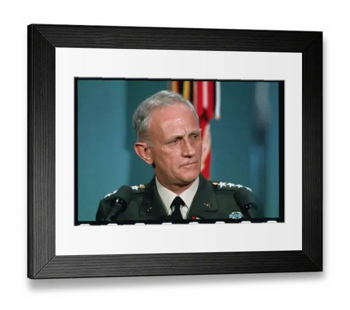 Framed Print : Portrait of Harold K. Johnson Framed Print : Portrait of Harold K. Johnson