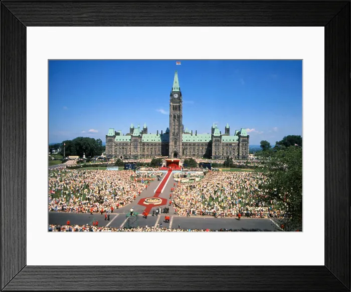 Framed Print : Aerial View of Queen Elizabeth at Ecumenical Service Framed Print : Aerial View of Queen Elizabeth at Ecumenical Service