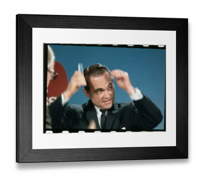 Framed Print : George C. Wallace Smiling Framed Print : George C. Wallace Smiling