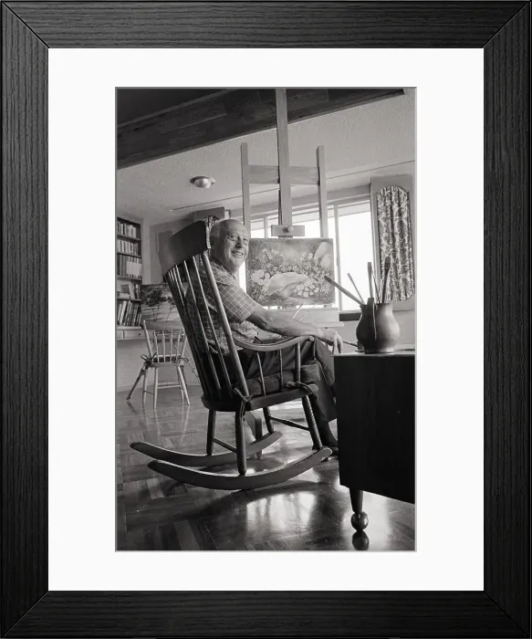 Framed Print : Walter Lantz At Home Studio Framed Print : Walter Lantz At Home Studio