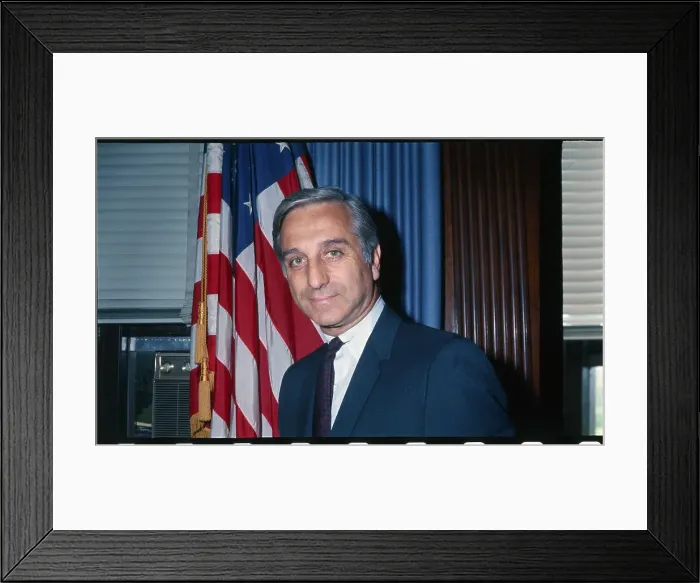 Framed Print : Portrait of Howard J. Samuels Framed Print : Portrait of Howard J. Samuels