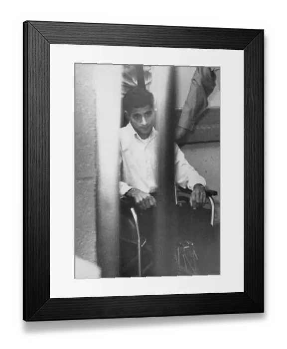 Framed Print : Sirhan B. Sirhan Sitting in Jail Cell Framed Print : Sirhan B. Sirhan Sitting in Jail Cell