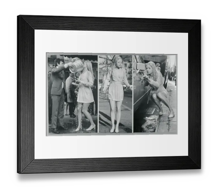 Framed Print : Actress Ewa Aulin Filming in Candy Framed Print : Actress Ewa Aulin Filming in Candy