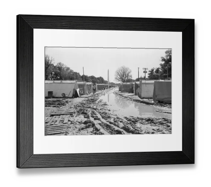 Framed Print : Muddy Path In Resurrection City Framed Print : Muddy Path In Resurrection City