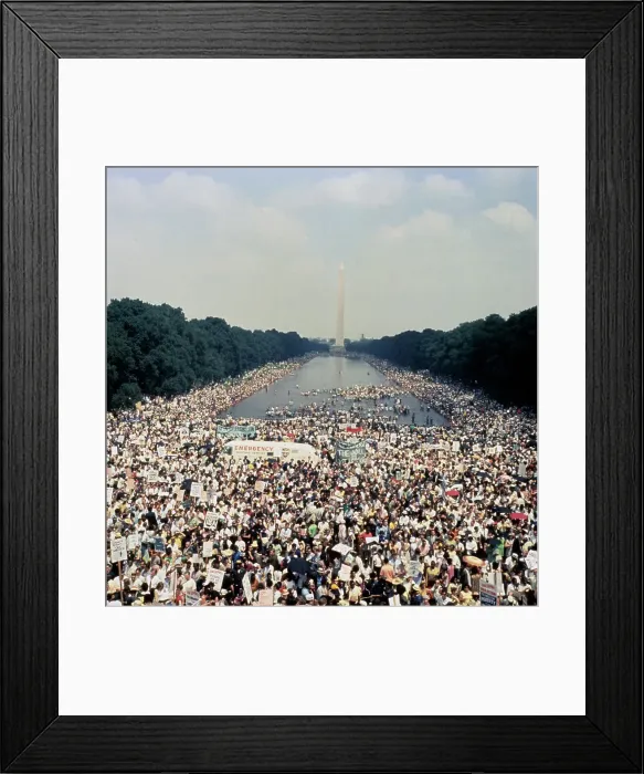 Framed Print : Solidarity Day Rally Framed Print : Solidarity Day Rally