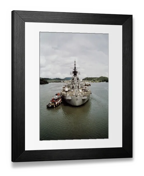 Framed Print : USS New Jersey