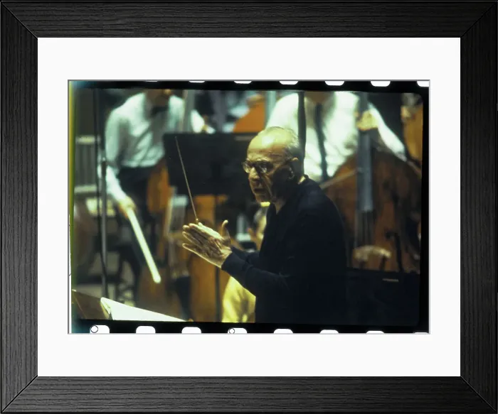 Framed Print : George Sizell Conducting Framed Print : George Sizell Conducting