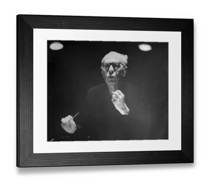 Framed Print : Portrait of George Szell Framed Print : Portrait of George Szell