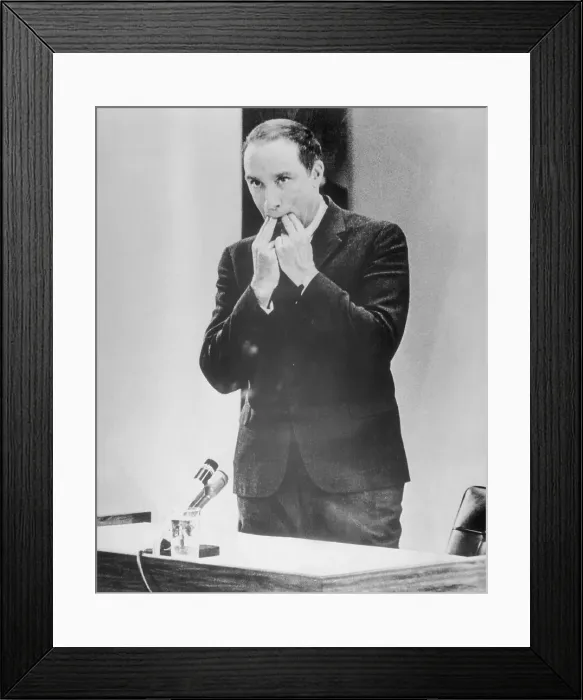 Framed Print : Prime Minister Candidate Pierre Trudeau Whistling at Chamber Conference Framed Print : Prime Minister Candidate Pierre Trudeau Whistling at Chamber Conference