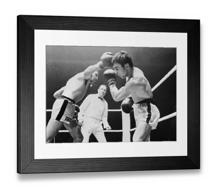 Framed Print : Fatal Boxing Blows with Jupp Elze and Carlos Duran Framed Print : Fatal Boxing Blows with Jupp Elze and Carlos Duran