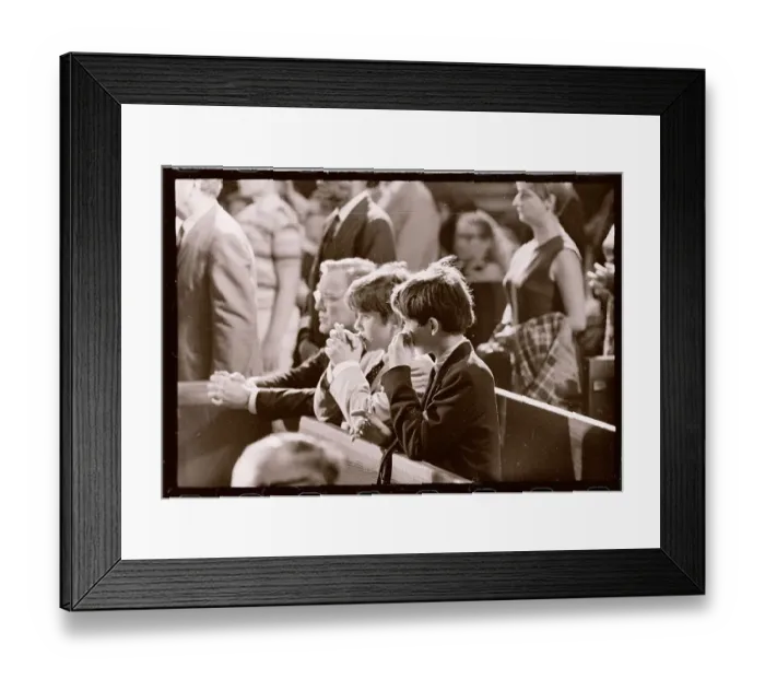 Framed Print : Kennedy Offspring Mourning at Cathedral for Robert F. Kennedy Framed Print : Kennedy Offspring Mourning at Cathedral for Robert F. Kennedy