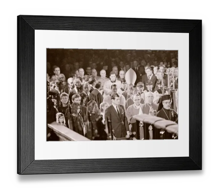 Framed Print : Family of Robert F. Kennedy Attending Requiem Mass Framed Print : Family of Robert F. Kennedy Attending Requiem Mass
