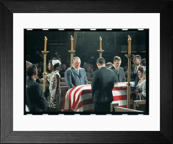 Framed Print : Richard Daley in Honor Guard at Bier of Robert Kennedy Framed Print : Richard Daley in Honor Guard at Bier of Robert Kennedy