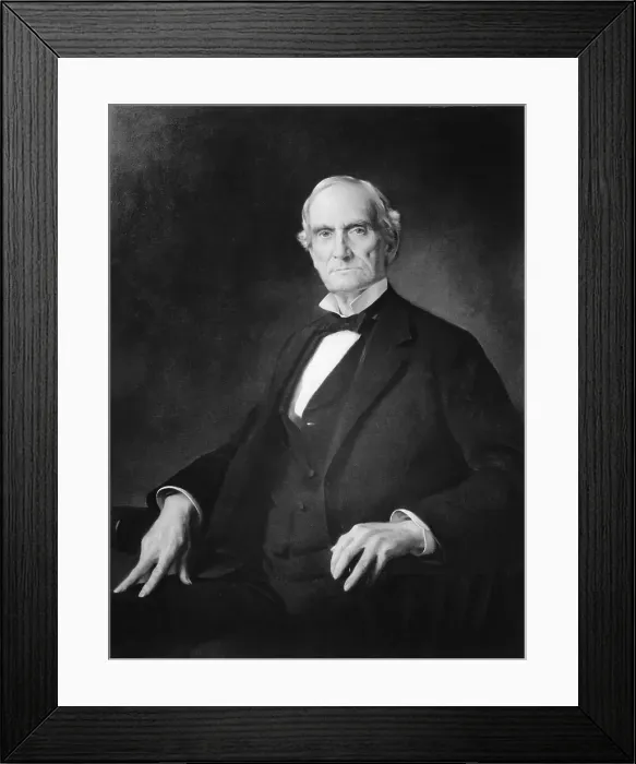 Framed Print : Portrait of an Early Irish Immigrant