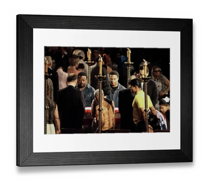 Framed Print : Reverend Ralph Abernathy At Kennedy Wake Framed Print : Reverend Ralph Abernathy At Kennedy Wake