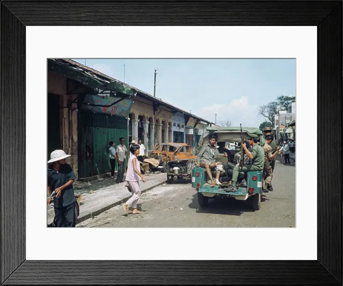 Framed Print : Cholon District Of Saigon, Vietnam Framed Print : Cholon District Of Saigon, Vietnam