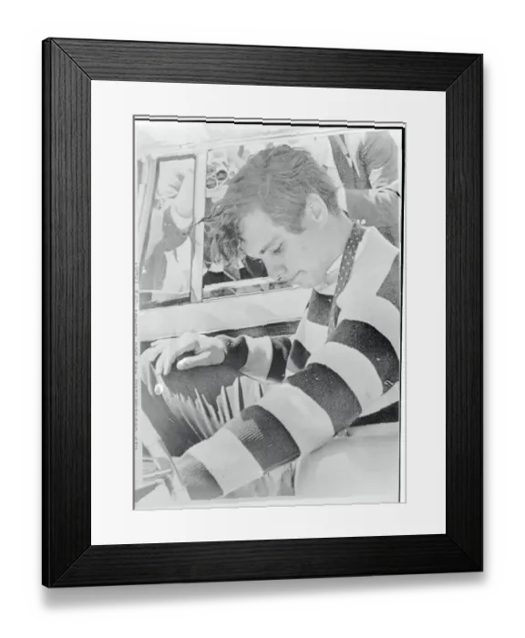 Framed Print : Joseph Kennedy Mourning His Father's Death Framed Print : Joseph Kennedy Mourning His Father's Death
