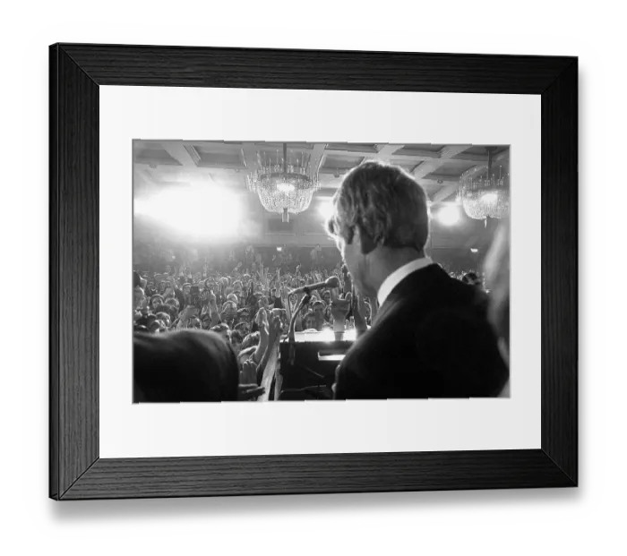Framed Print : Robert Kennedy at Podium Framed Print : Robert Kennedy at Podium