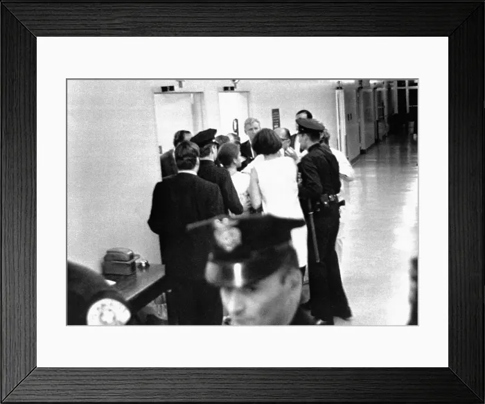 Framed Print : Hospital Scene After Kennedy Shooting Framed Print : Hospital Scene After Kennedy Shooting