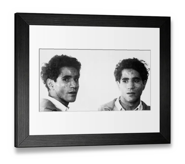 Framed Print : Sirhan Sirhan Composite Mugshot Framed Print : Sirhan Sirhan Composite Mugshot