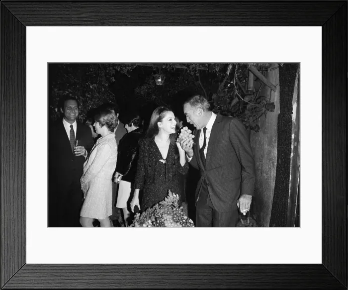 Framed Print : Virna Lisi & Anthony Quinn Framed Print : Virna Lisi & Anthony Quinn