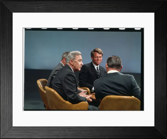 Framed Print : Senators Robert Kennedy and Eugene McCarthy Framed Print : Senators Robert Kennedy and Eugene McCarthy