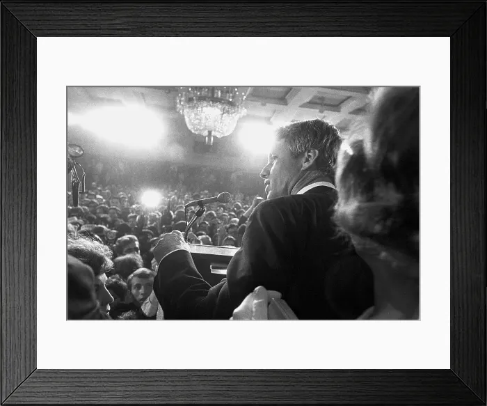 Framed Print : Robert Kennedy at Podium Framed Print : Robert Kennedy at Podium