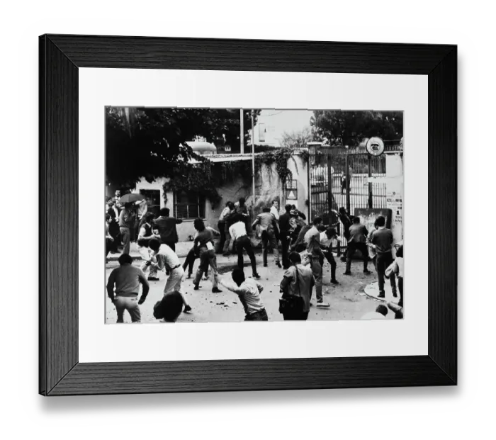 Framed Print : Student Protests At Rome University Framed Print : Student Protests At Rome University