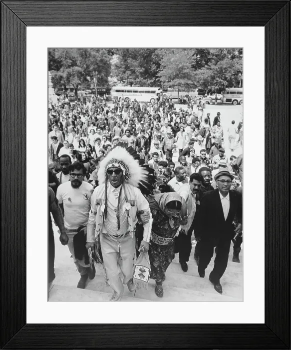 Framed Print : Native American US Supreme Court Protest Framed Print : Native American US Supreme Court Protest