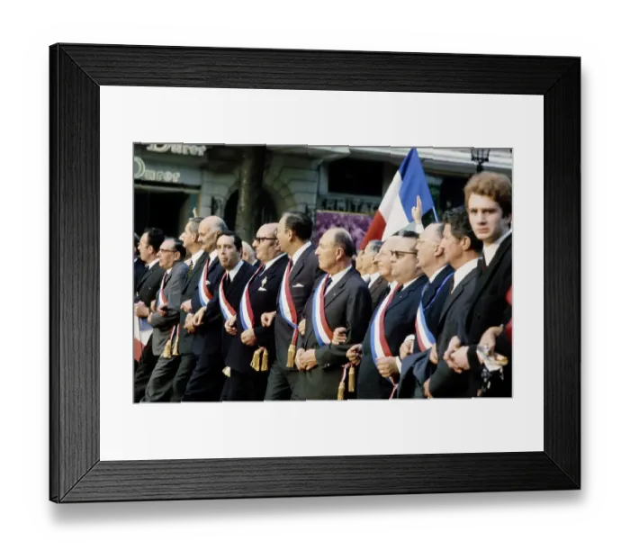 Framed Print : Support For De Gaulle Framed Print : Support For De Gaulle