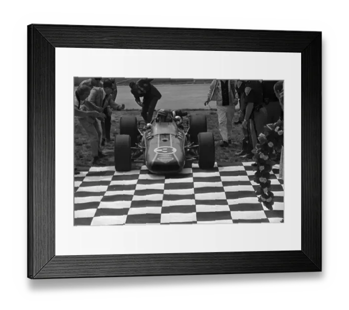 Framed Print : Bobby Unser in His Race Car Framed Print : Bobby Unser in His Race Car