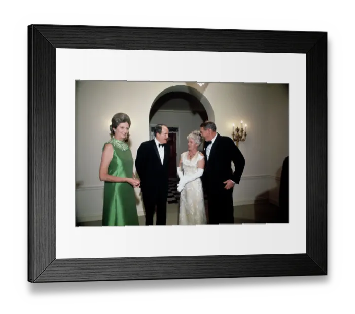 Framed Print : Guests At Australian Embassy Framed Print : Guests At Australian Embassy