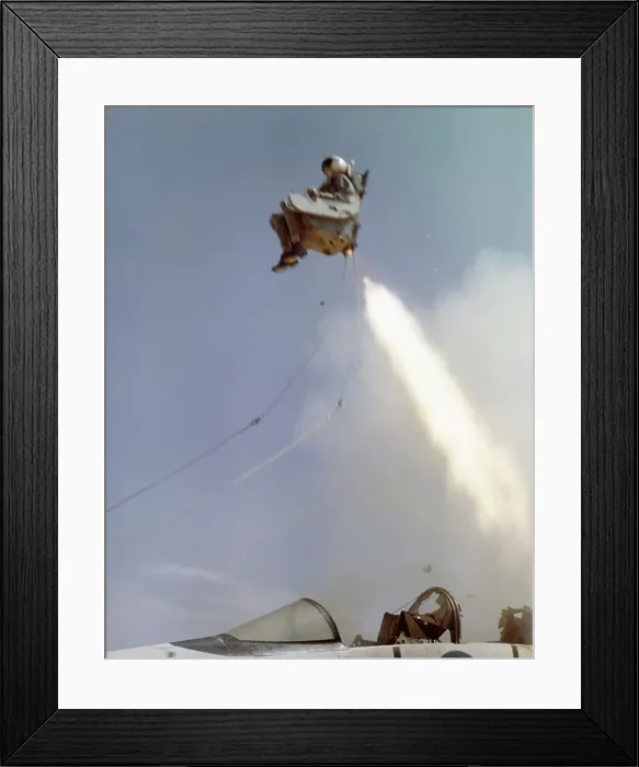 Framed Print : Seat Ejection Test Framed Print : Seat Ejection Test