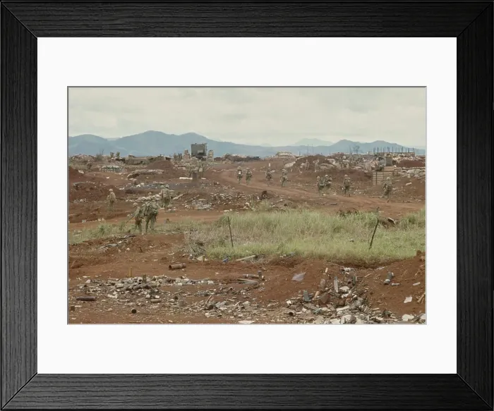 Framed Print : Khe Sanh Combat Base