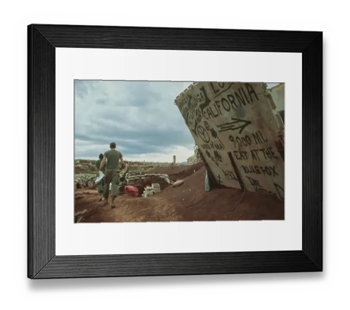 Framed Print : Khe Sanh Combat Base Framed Print : Khe Sanh Combat Base