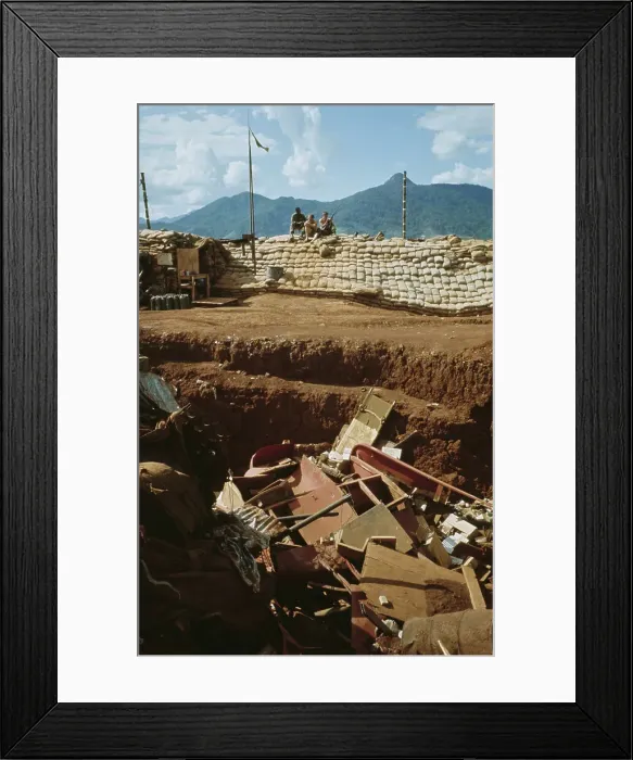 Framed Print : Khe Sanh Combat Base Framed Print : Khe Sanh Combat Base
