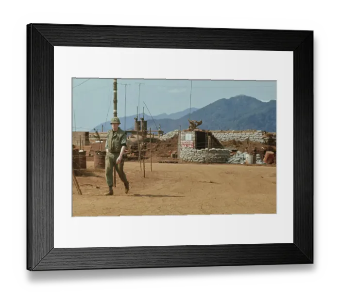 Framed Print : Khe Sanh Combat Base