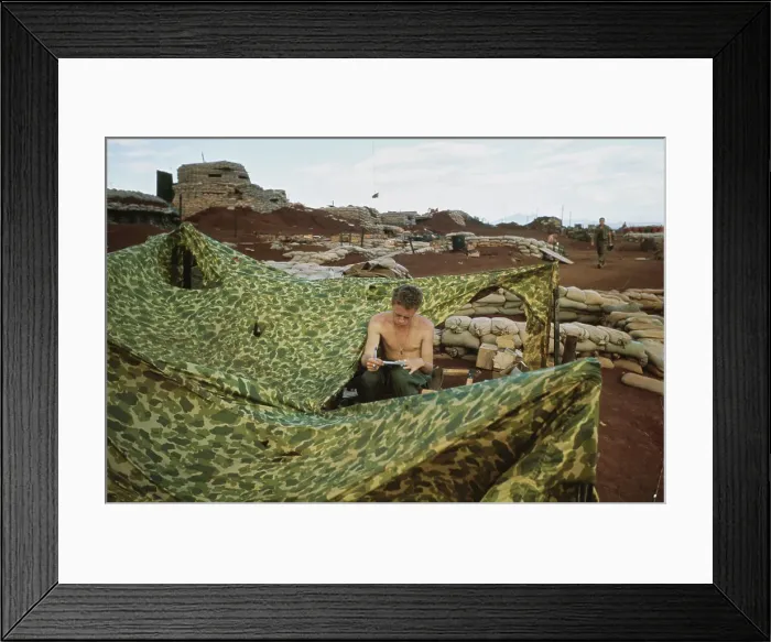 Framed Print : Khe Sanh Combat Base Framed Print : Khe Sanh Combat Base