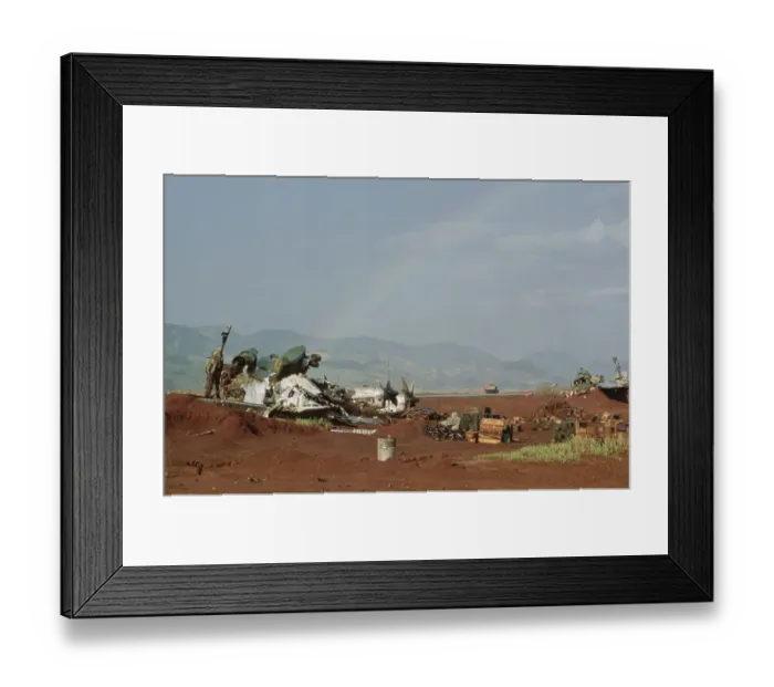 Framed Print : Khe Sanh Combat Base Framed Print : Khe Sanh Combat Base