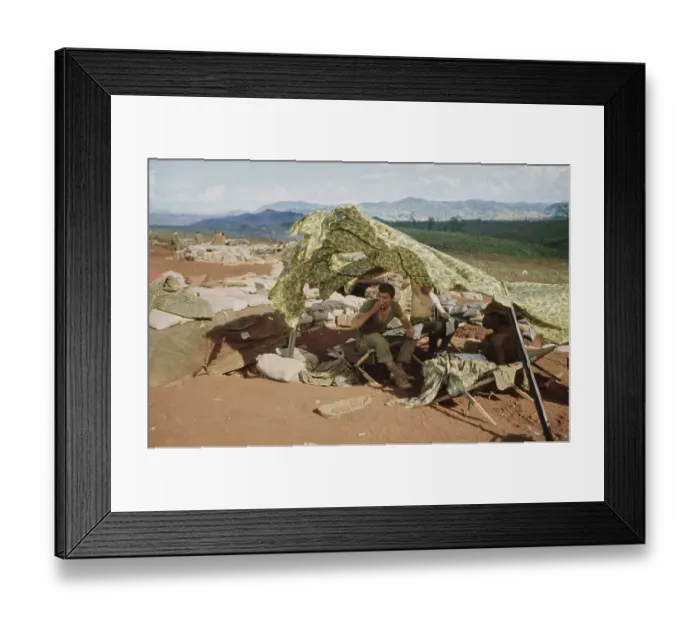 Framed Print : Khe Sanh Combat Base