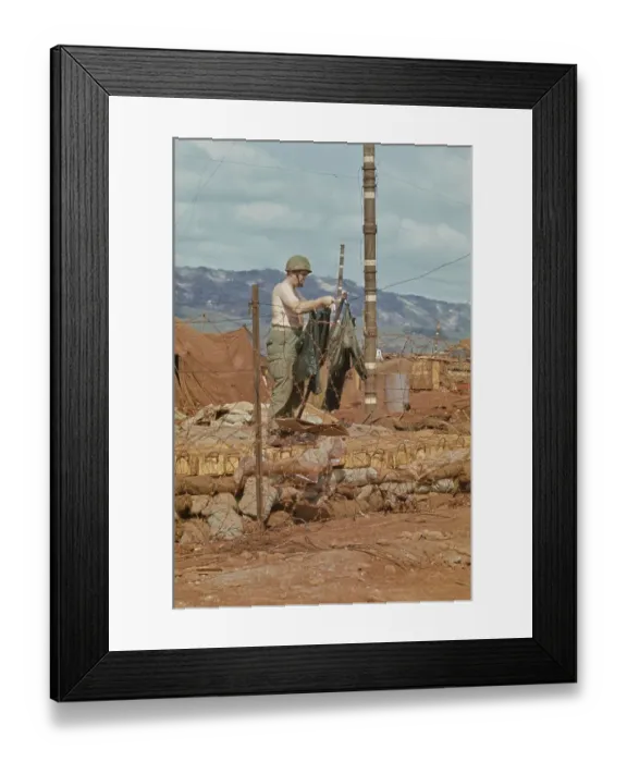 Framed Print : Khe Sanh Combat Base Framed Print : Khe Sanh Combat Base