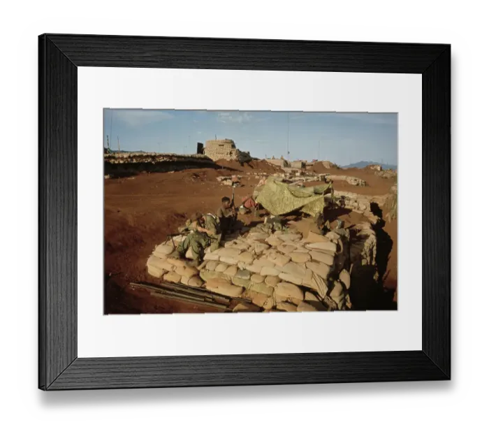 Framed Print : Khe Sanh Combat Base Framed Print : Khe Sanh Combat Base