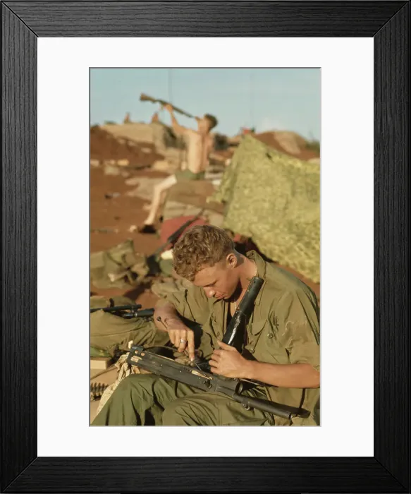 Framed Print : Khe Sanh Combat Base Framed Print : Khe Sanh Combat Base