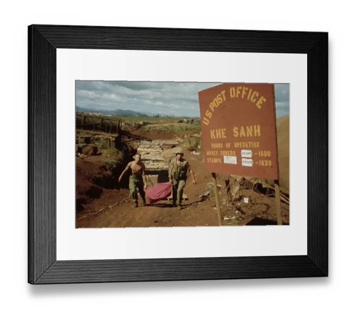 Framed Print : Khe Sanh Combat Base Framed Print : Khe Sanh Combat Base