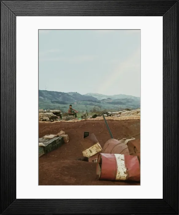 Framed Print : Khe Sanh Combat Base Framed Print : Khe Sanh Combat Base