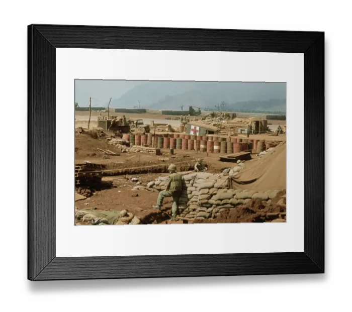 Framed Print : Khe Sanh Combat Base
