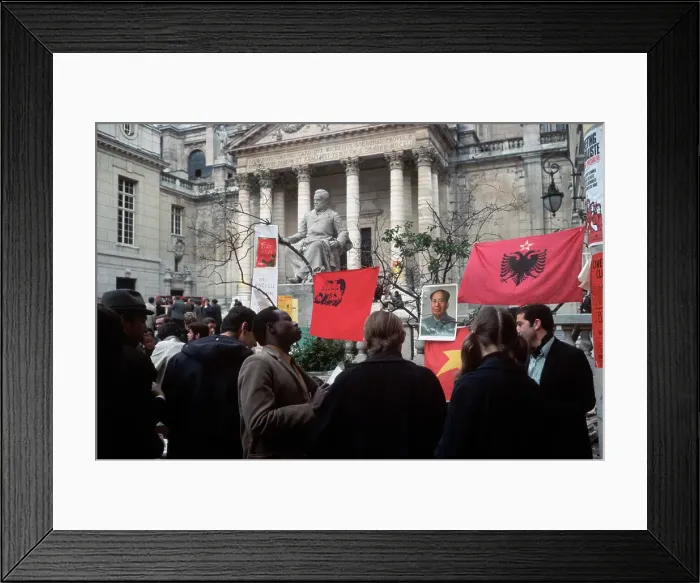 Framed Print : Communist Students Demonstrate Framed Print : Communist Students Demonstrate